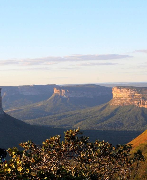 Vales da Chapada Diamantina ao entardecer